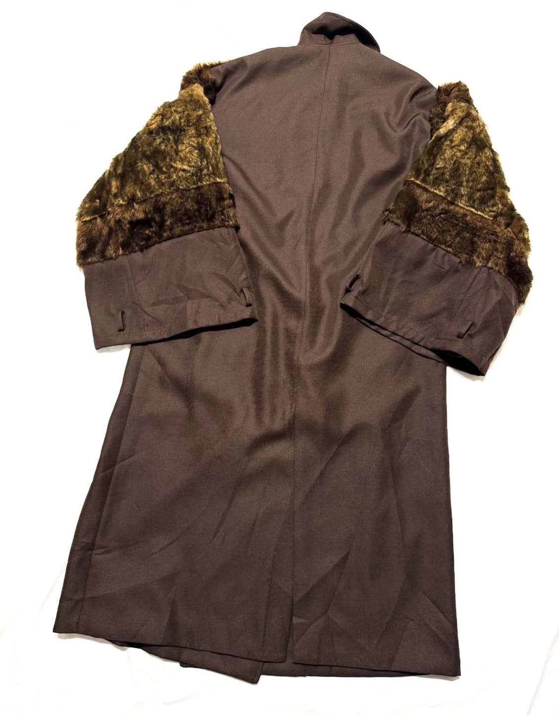 Murua - 퍼 믹스드 트렌치 코트 상품이미지4