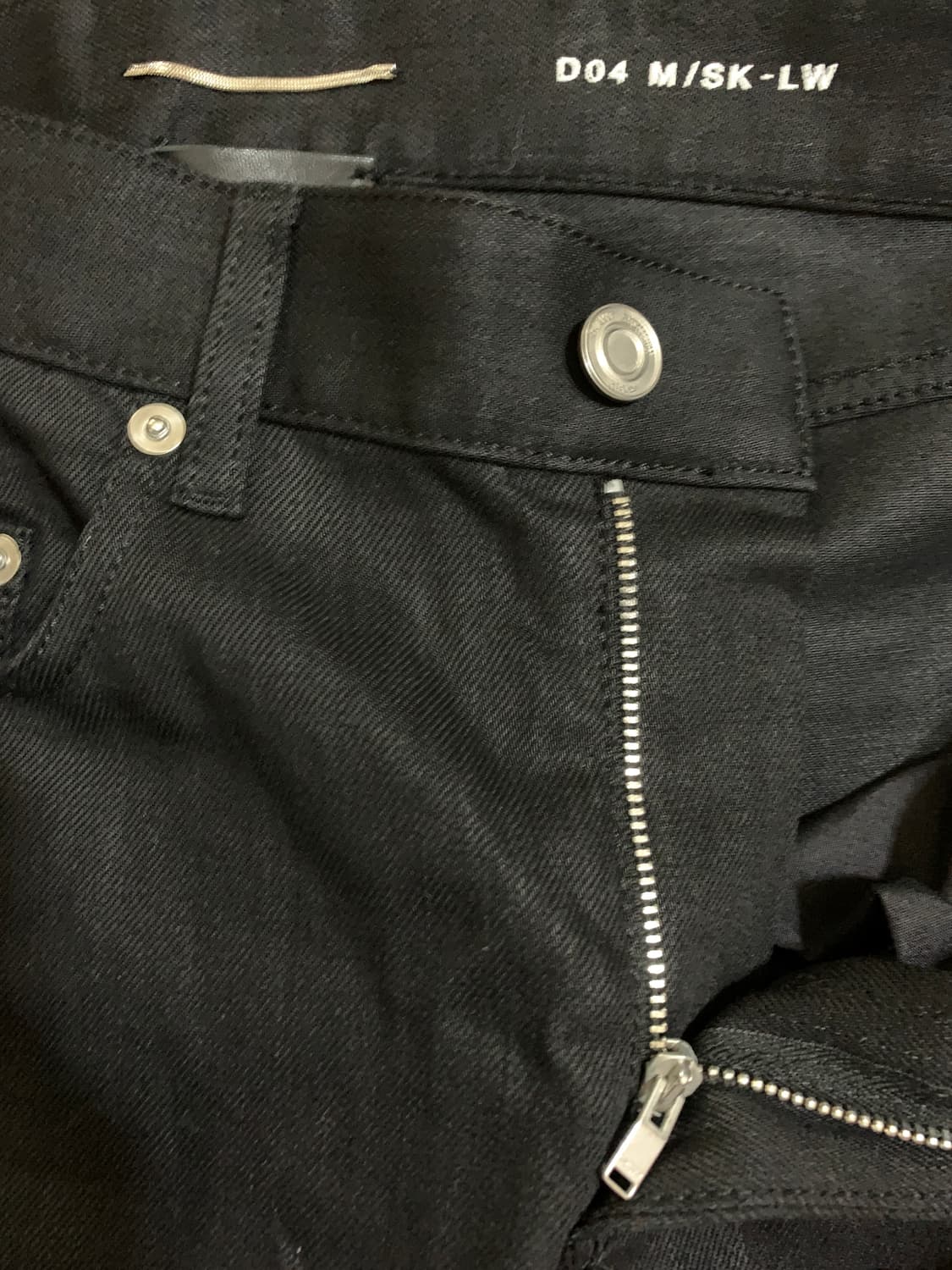 생로랑 /레더 패널 모터 바이커 데님 진 팬츠/ 30 상품이미지8