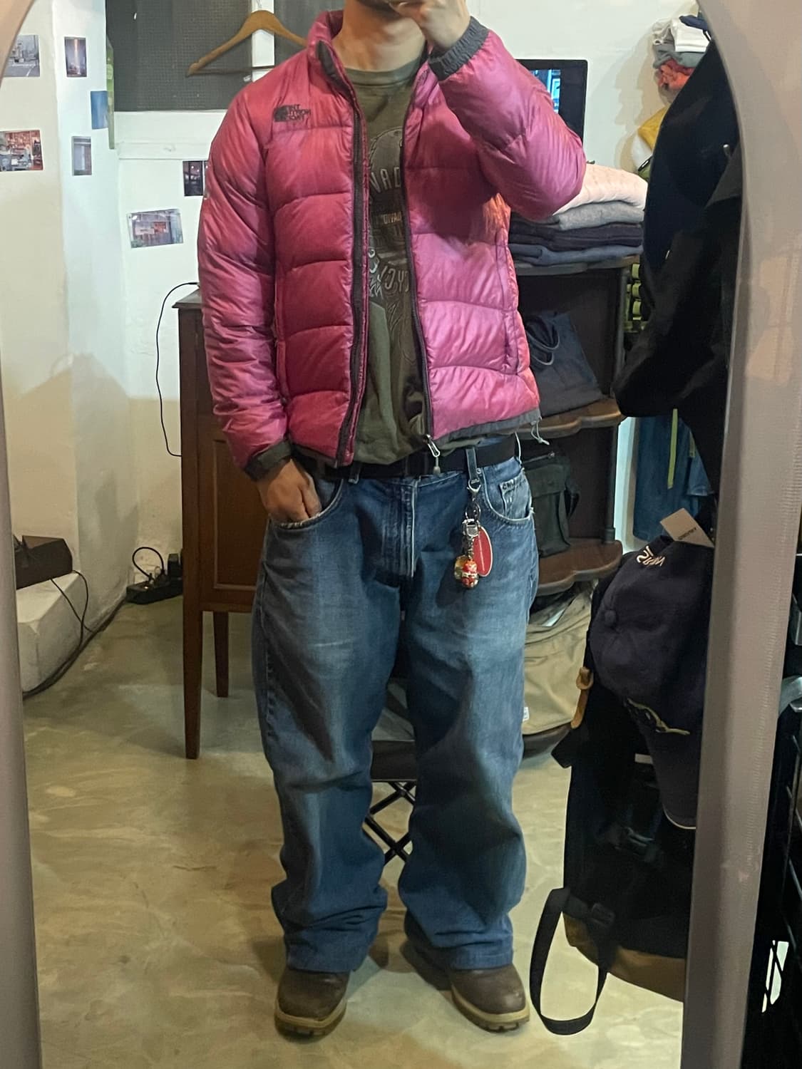 노스페이스 경량 패딩 90 (L) 상품이미지2