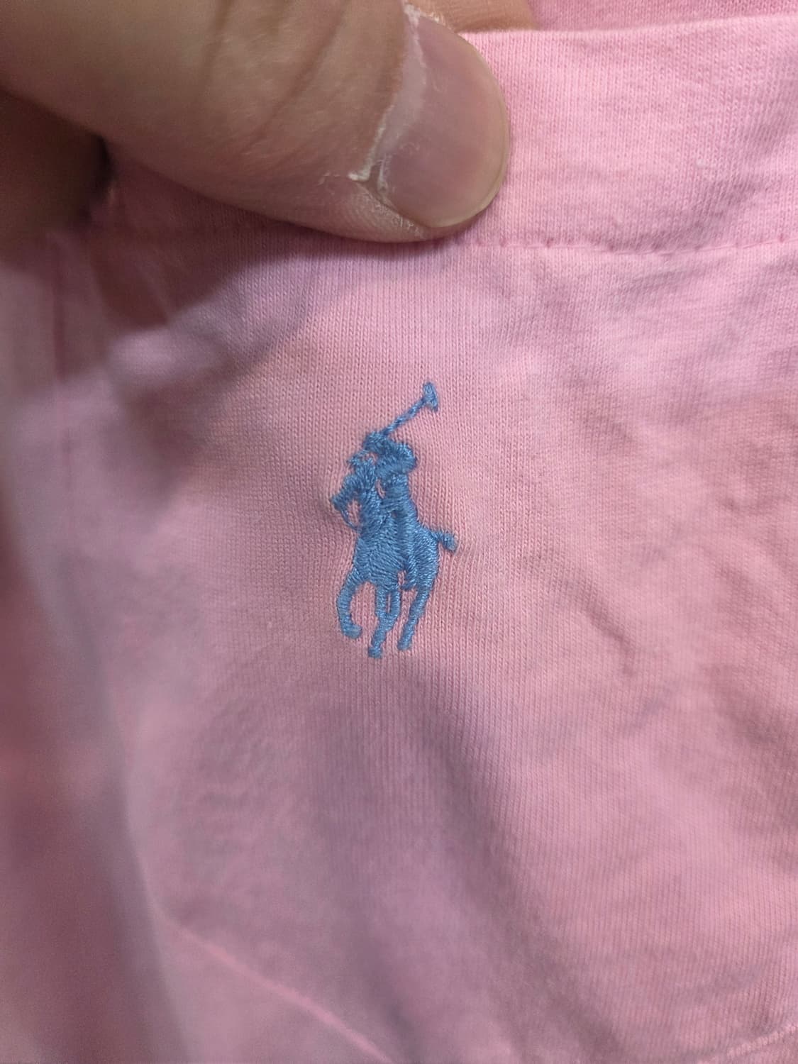 폴로랄프로렌 구형 빈티지 포켓반팔 s 핑크 상품이미지4