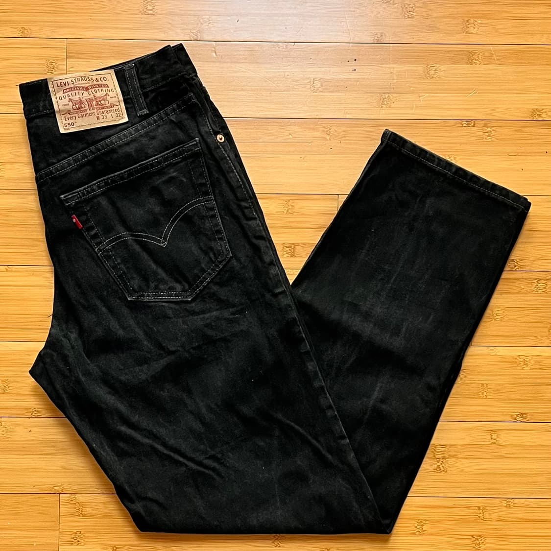 리바이스 550 블랙진 데님팬츠 W33 L32 상품이미지1