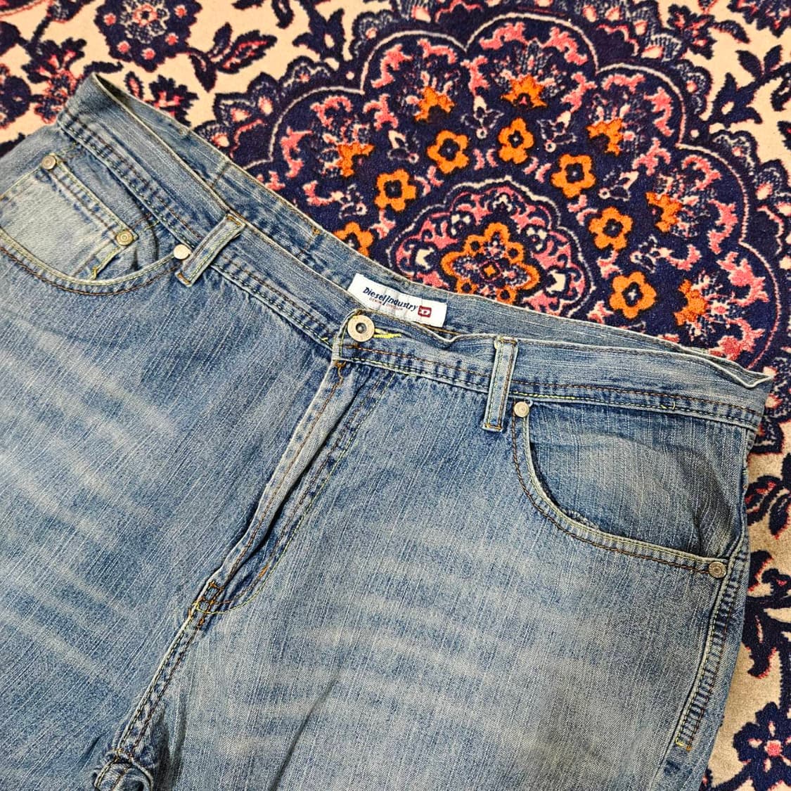 디젤(Diesel) 빈티지 스티치 데님 팬츠 38 상품이미지5