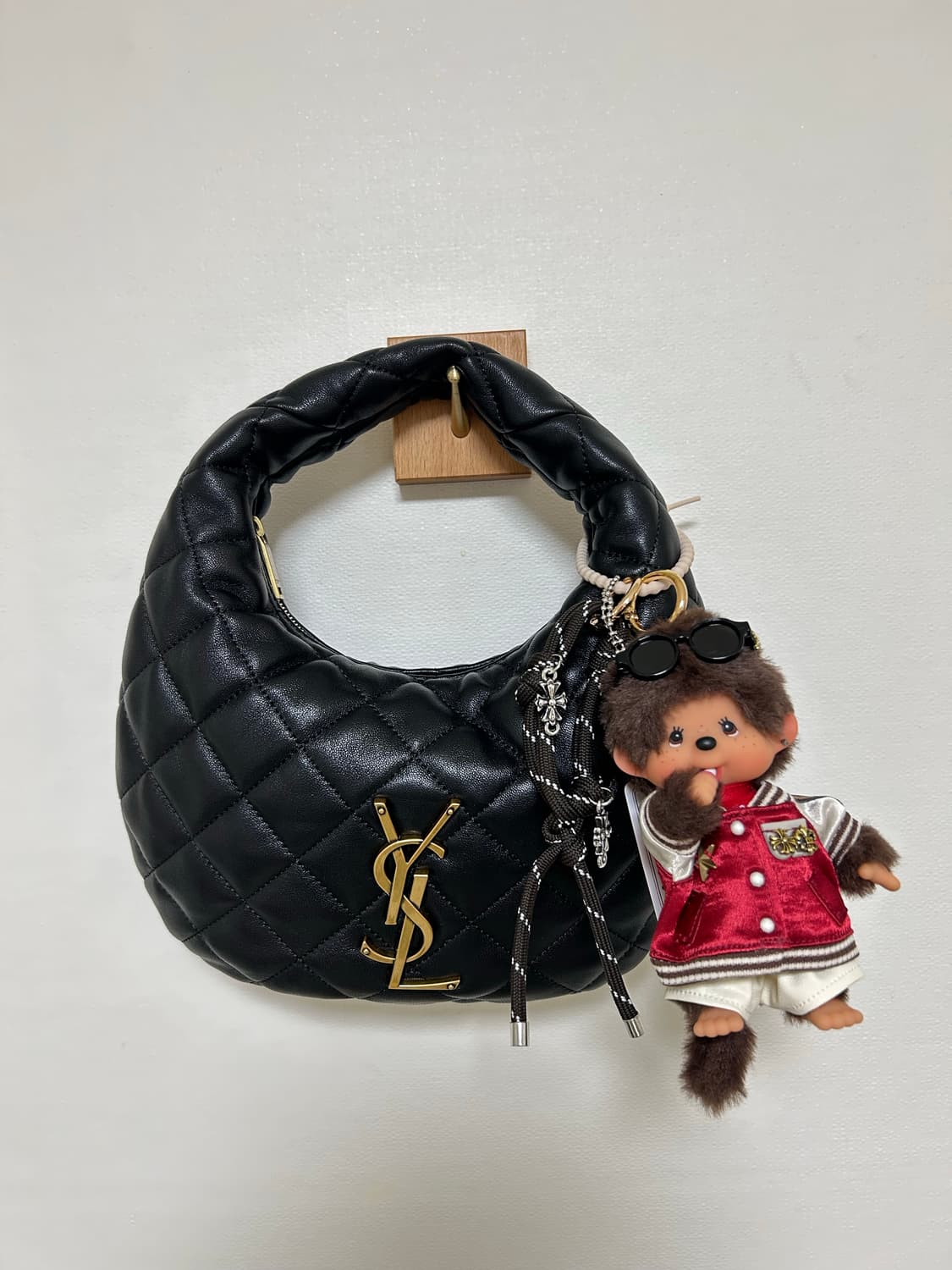 (23)정품몬치치-💛❤️화이트 니트원피스 상품이미지5