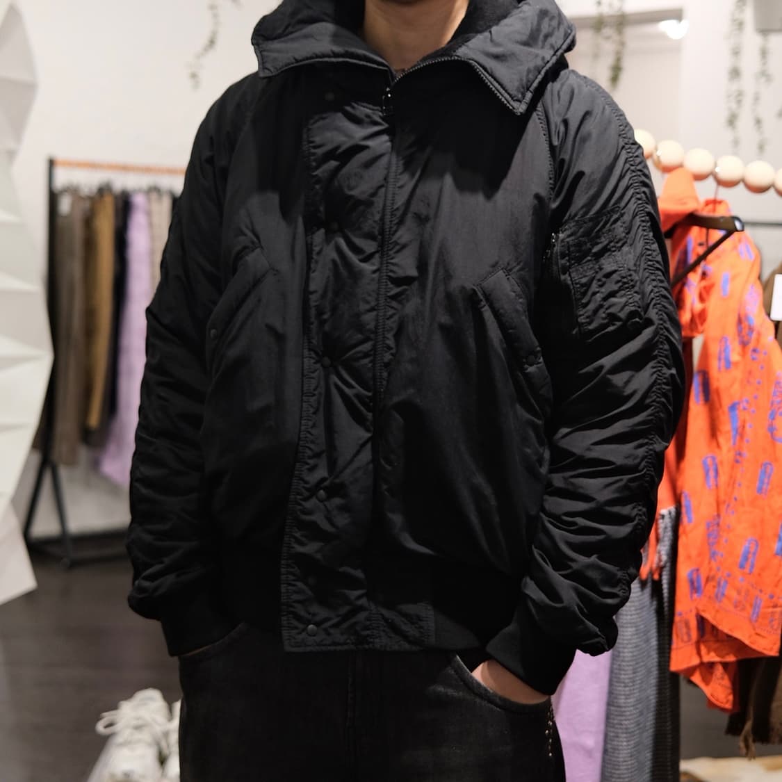 사스콰치패브릭스 18aw N2B 봄버 자켓 상품이미지5