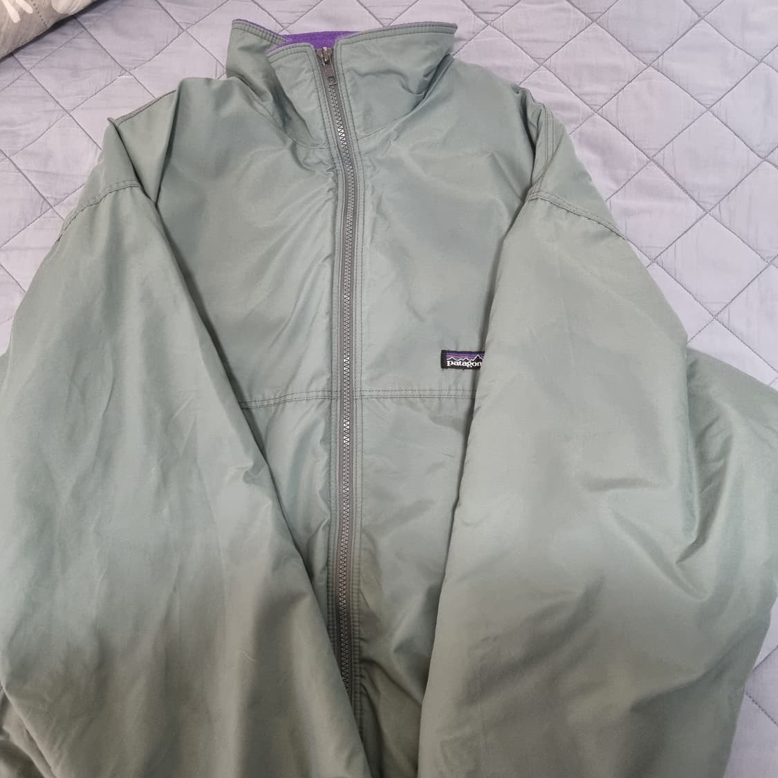 파타고니아 쉘 신칠라 봄버 세이지그린 퍼플  L 상품이미지5