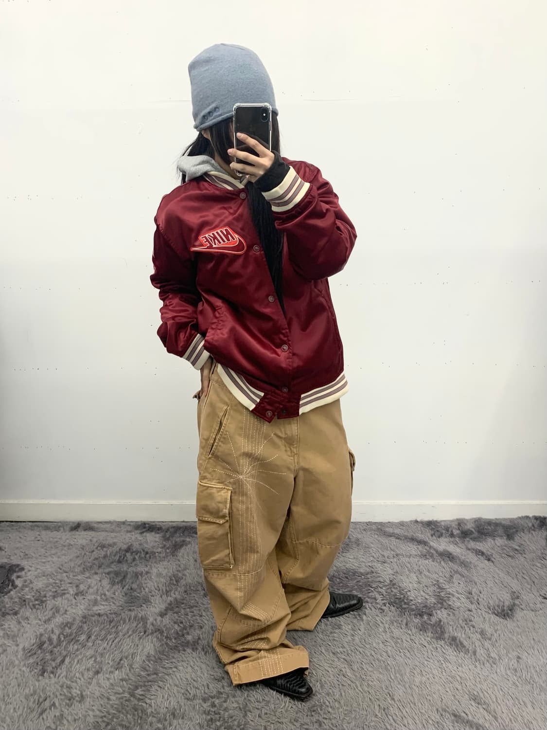 나이키 실버탭 00년대 스타디움 자켓 상품이미지2