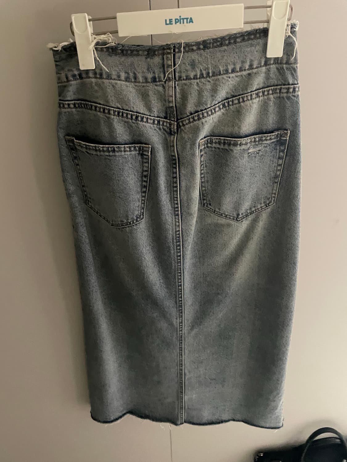 버쉬카 데님 롱 스커트 상품이미지3