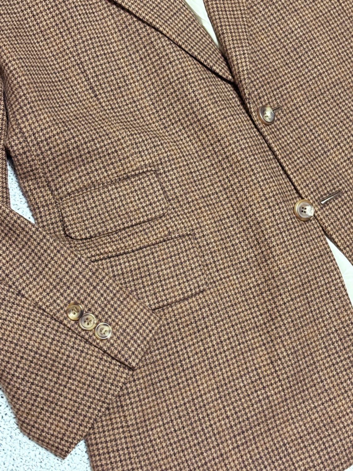 폴 스튜어트 브라운 하운드투스 2버튼 블레이저 자켓 상품이미지3