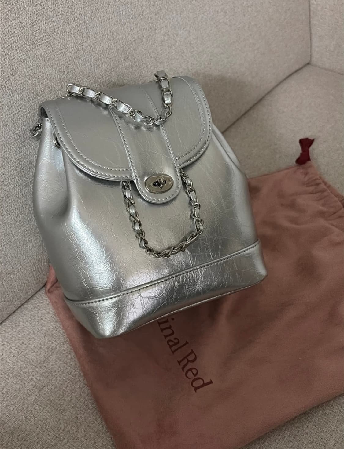 [공홈구매/S급] 카디널레드 하우아백 실버 상품이미지1