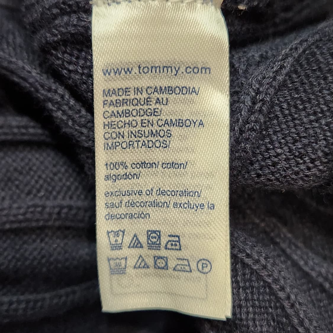 타미힐피거 클래식 코튼 케이블 니트 (L) 상품이미지4