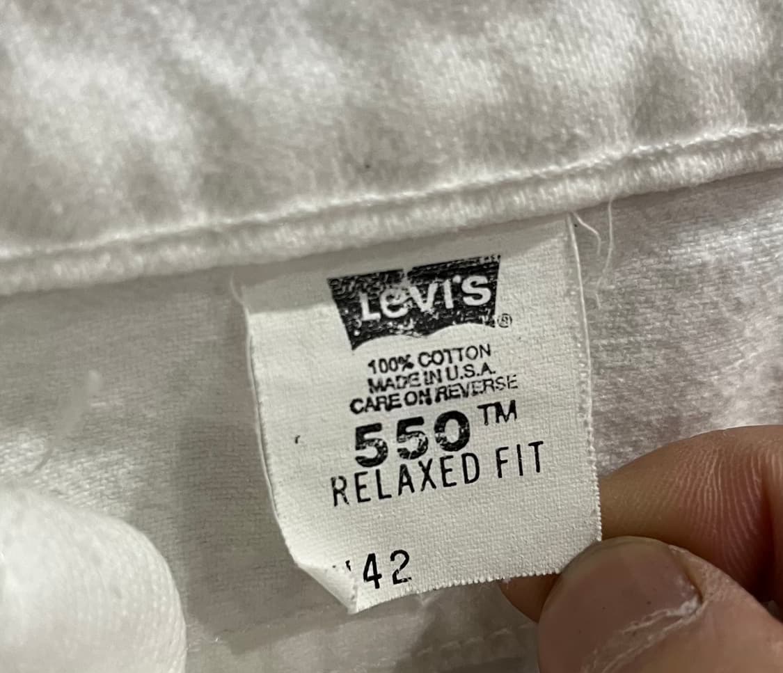 90s USA 오렌지탭 Levis550 숏팬츠 상품이미지4