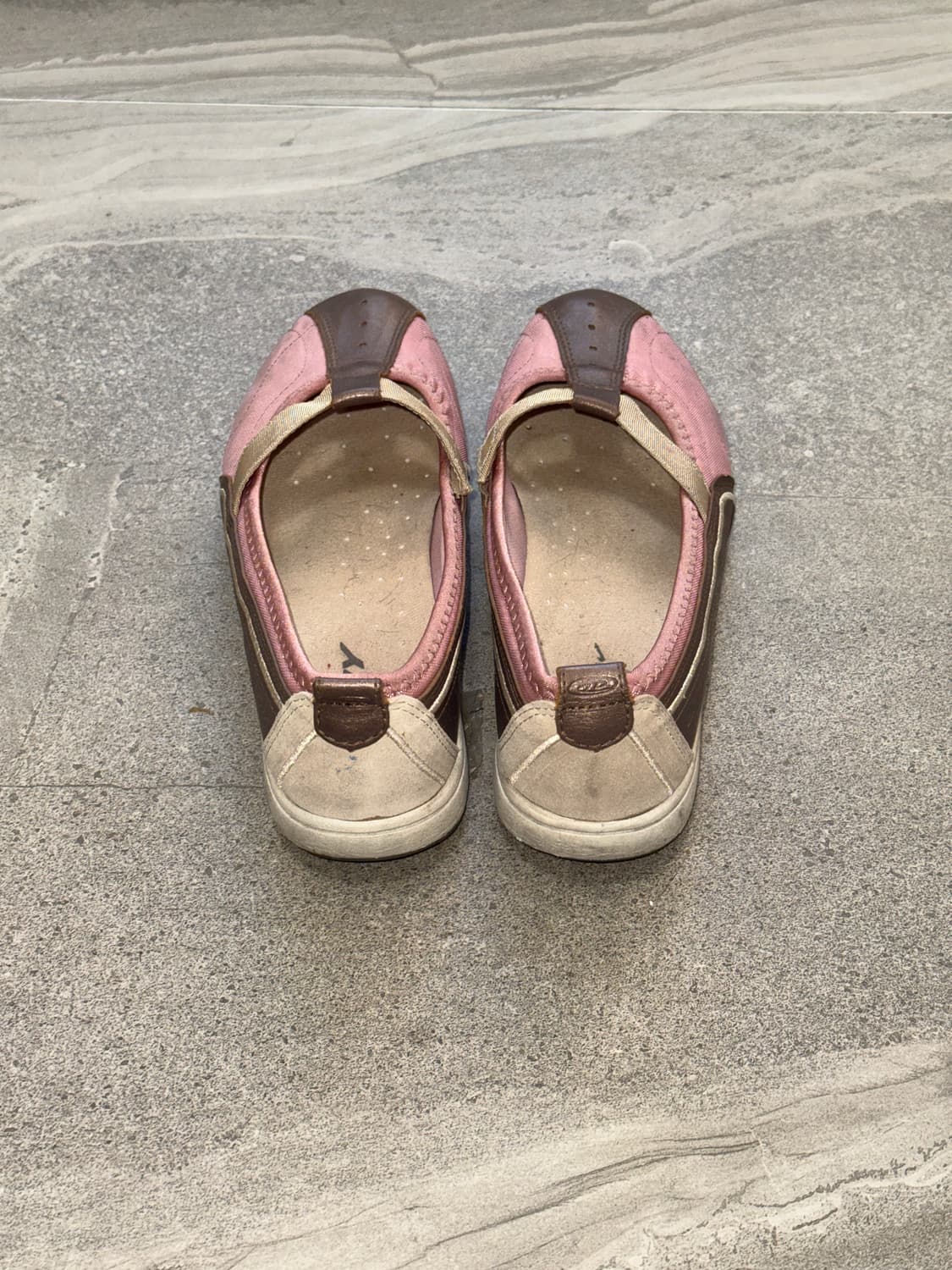 DKNY pink brown mary jane flat shoes 상품이미지5