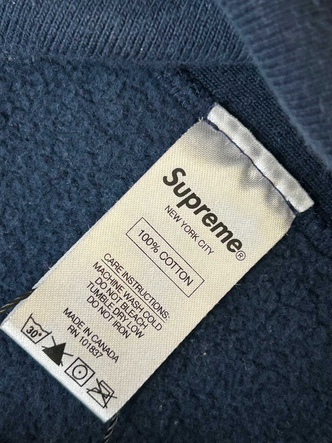 슈프림 16FW 스모 네이비 후드티 상품이미지8