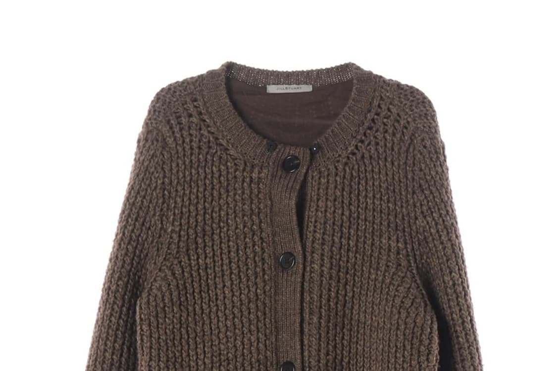 질스튜어트 울 모헤어 혼방 롱 가디건 F 상품이미지3