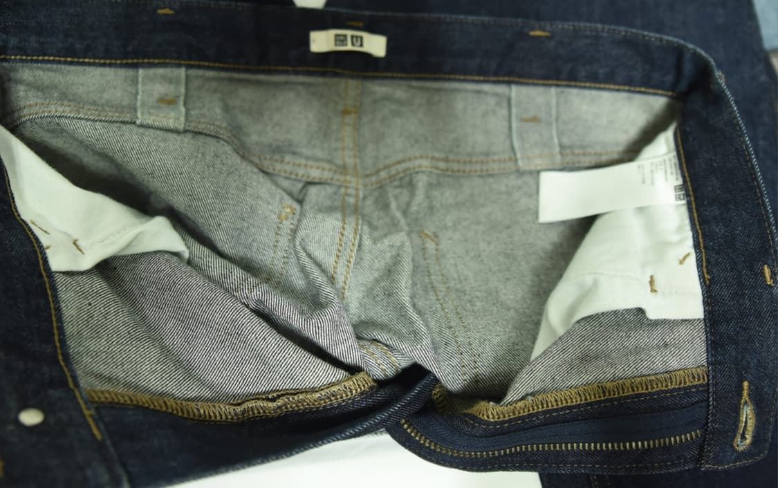 유니클로 U (UNIQLO U) 진청 데님 팬츠 32사이즈 상품이미지7