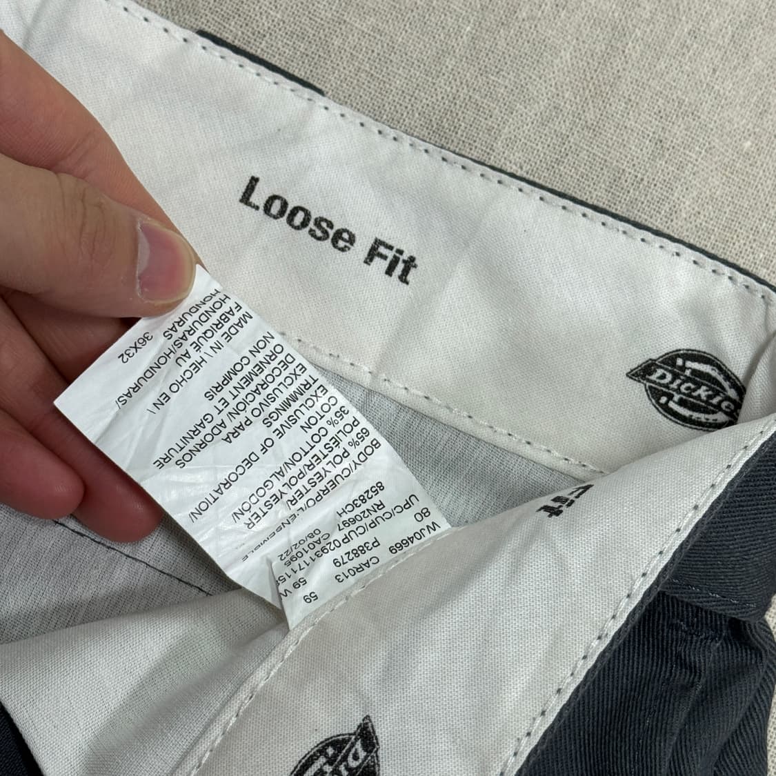 디키즈 더블니 차콜 워크팬츠 36 상품이미지6