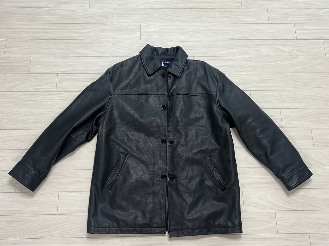 올드 갭 레더 카코트 L 상품이미지1