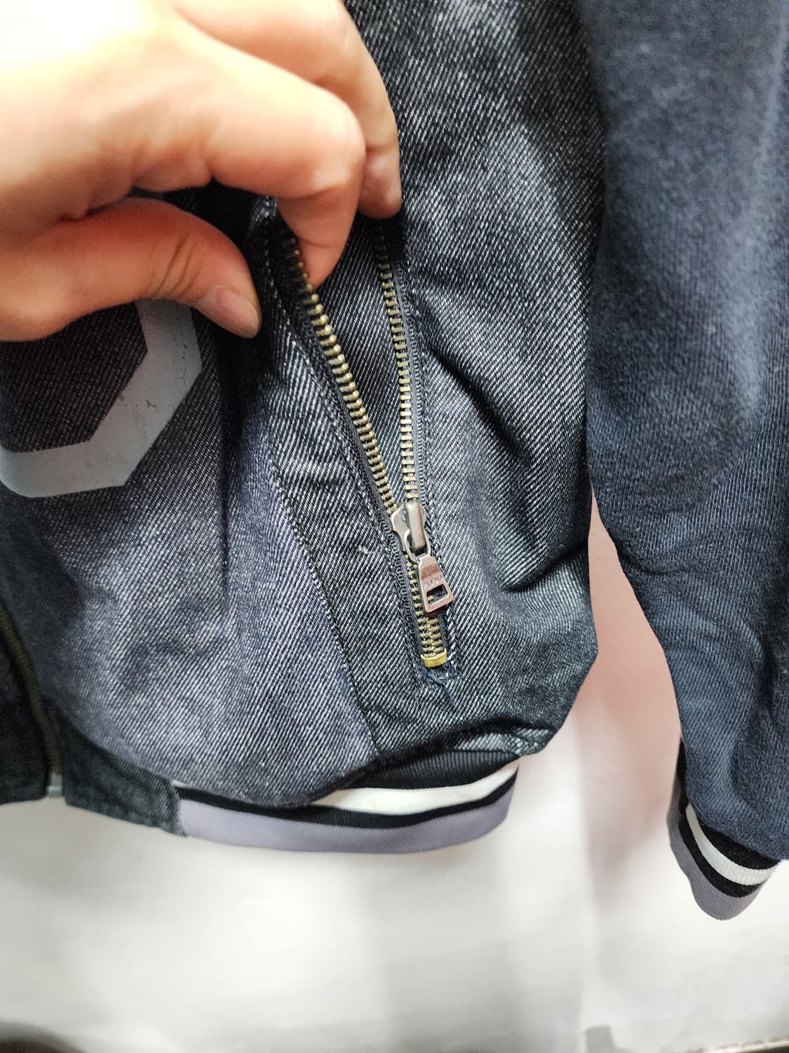 00s FUBU 푸부 빈티지 데님 집업 자켓 XL 상품이미지4