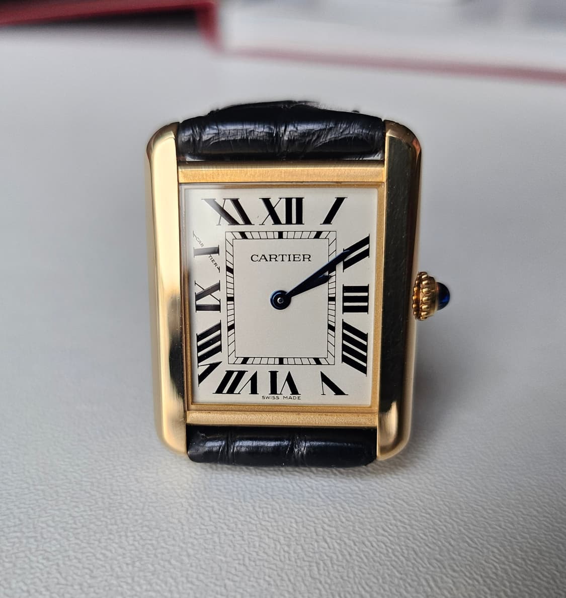 까르띠에 탱크솔로 옐로우골드 스몰 상품이미지1