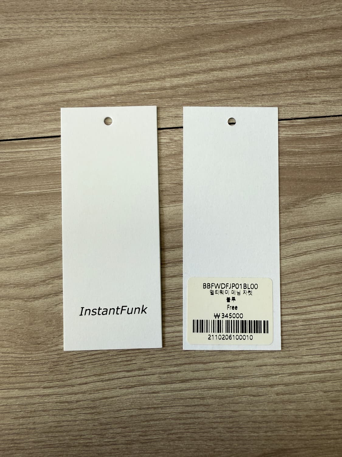 인스턴트펑크 멀티 웨이 데님 자켓 블루 상품이미지10