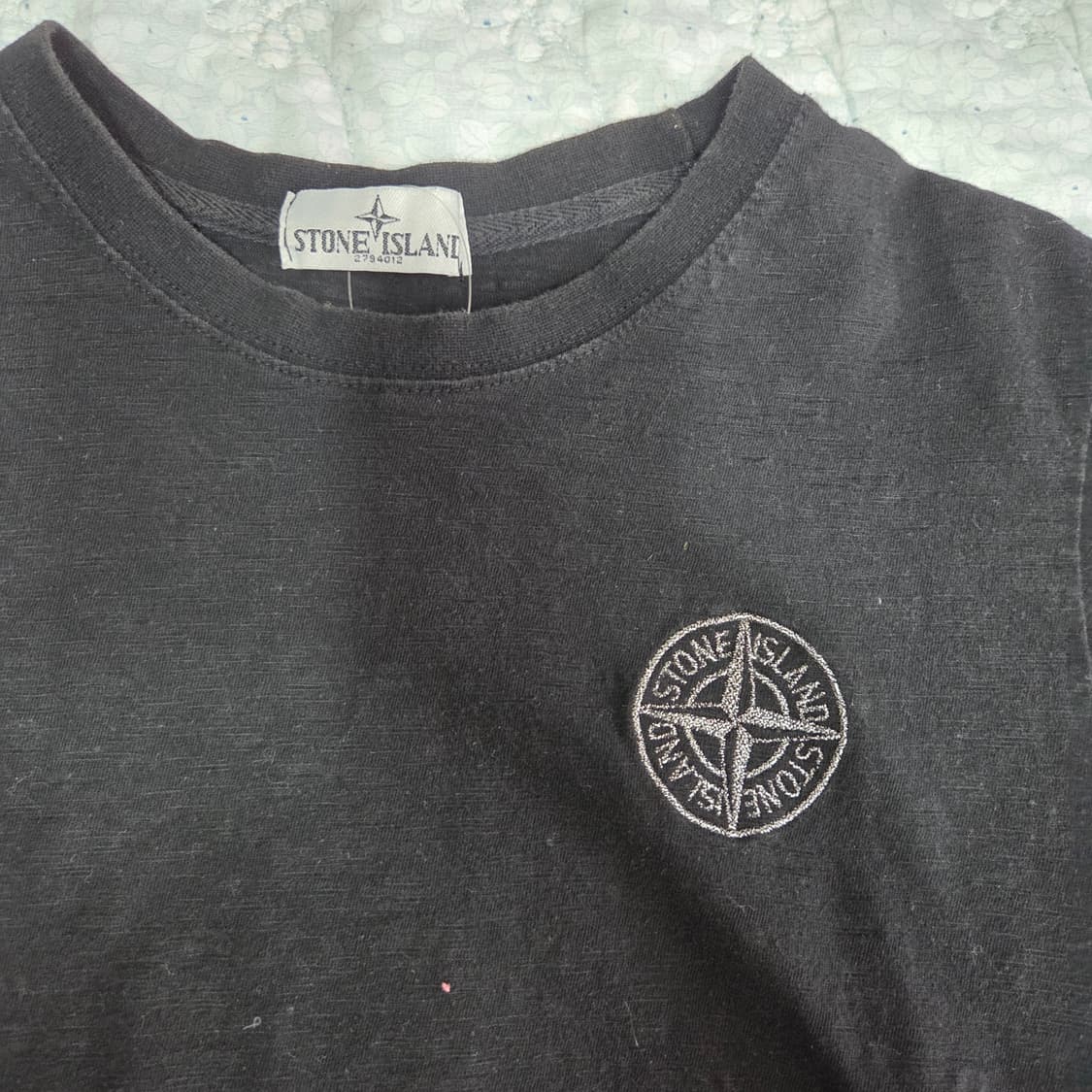 스톤아일랜드 반팔티 블랙 m 상품이미지3