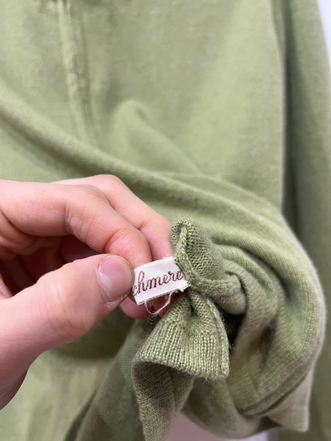 Made in ITALY 캐시미어100% 니트집업 우먼즈 상품이미지5