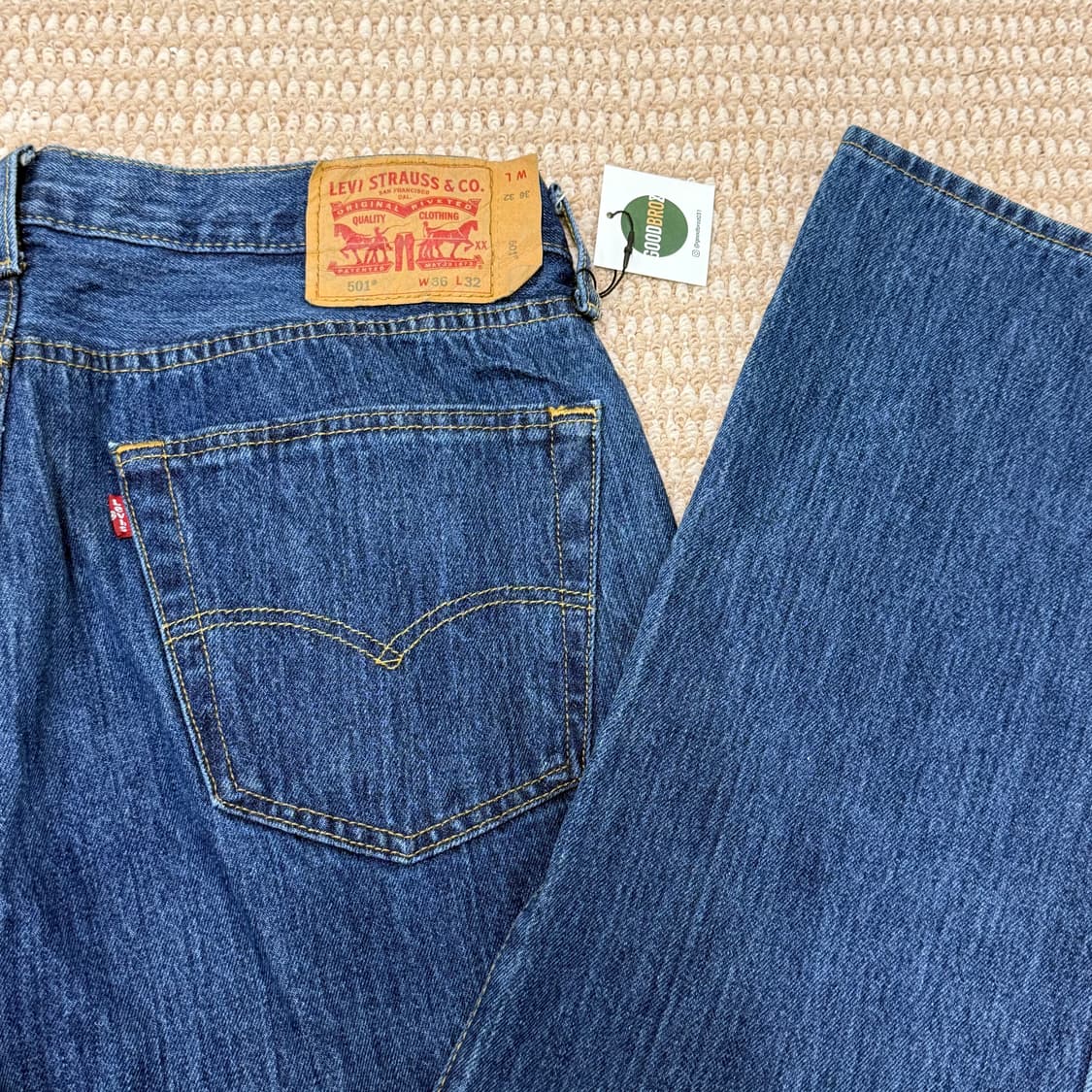 리바이스 501 데님 팬츠 청바지 (9) 상품이미지9