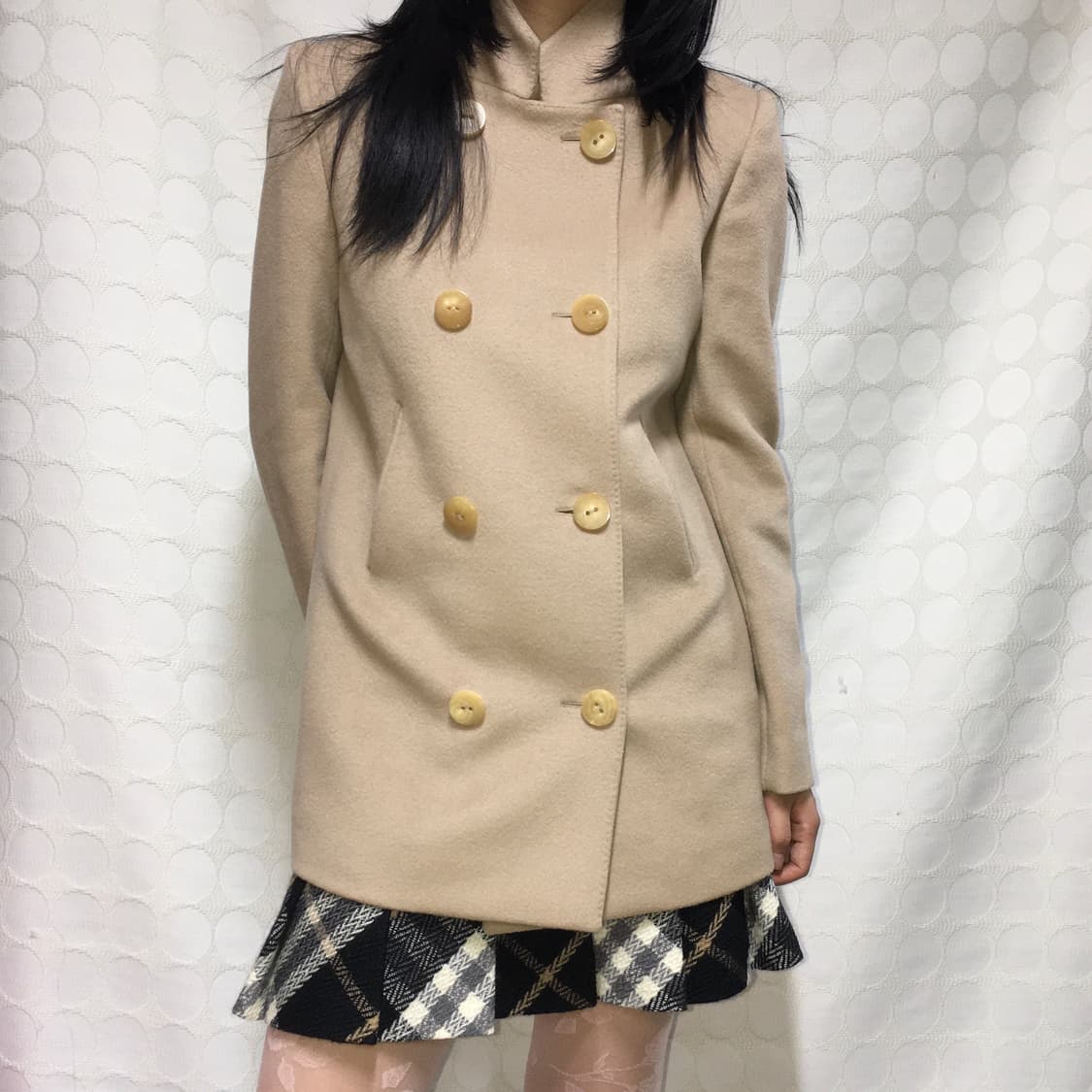 blumarine 더블 버튼 코트 상품이미지1