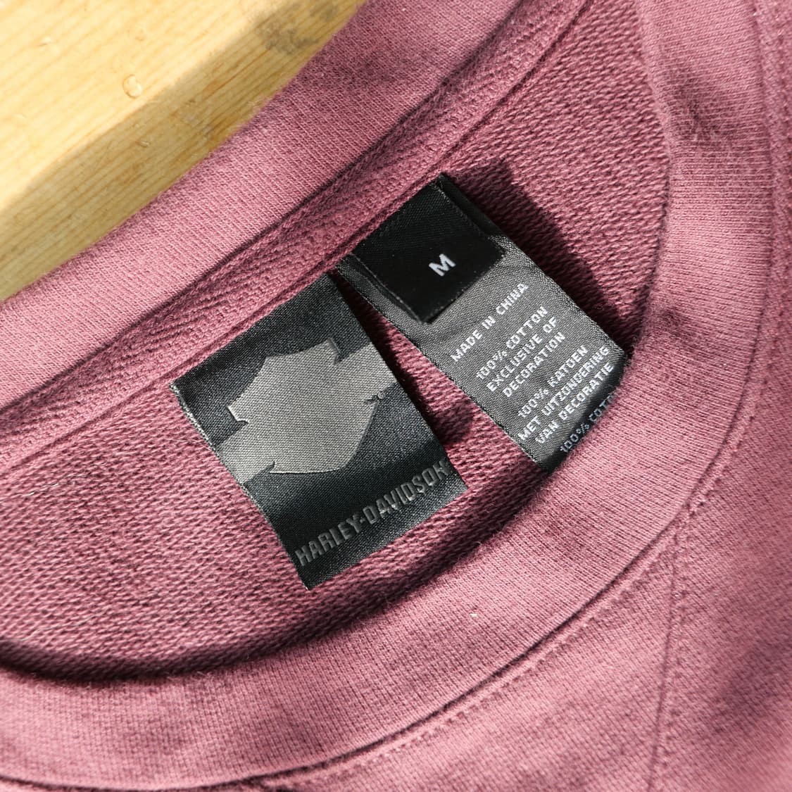 할리데이비슨 펠트 로고 맨투맨  상품이미지3