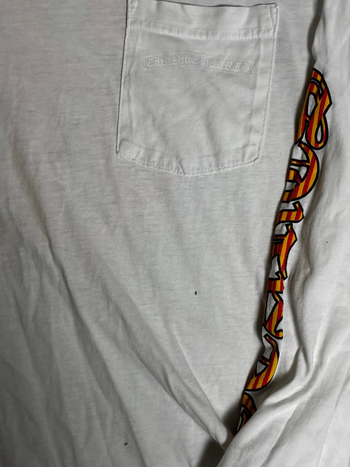Chrome Hearts L/S Malibu orange white 상품이미지6