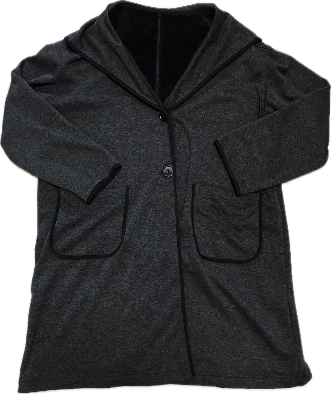 샤워가운st... 차콜 빈티지 롱가디건 (안감 융기모) 상품이미지4