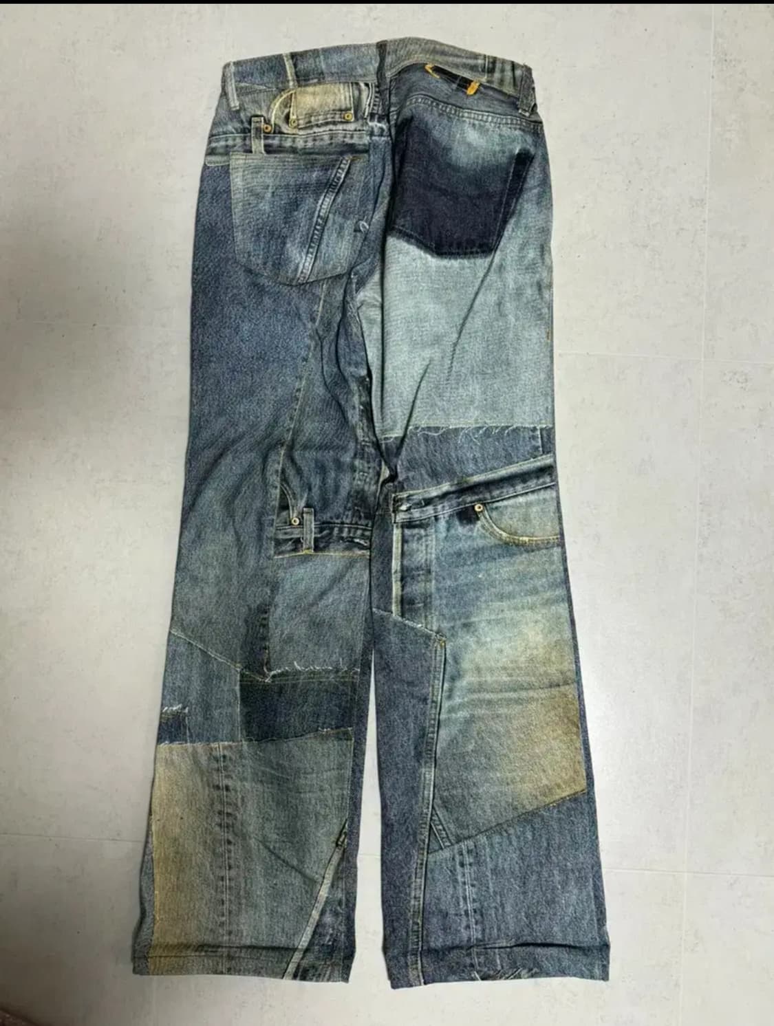 앤더슨벨 디지털프린팅 데님팬츠 상품이미지2