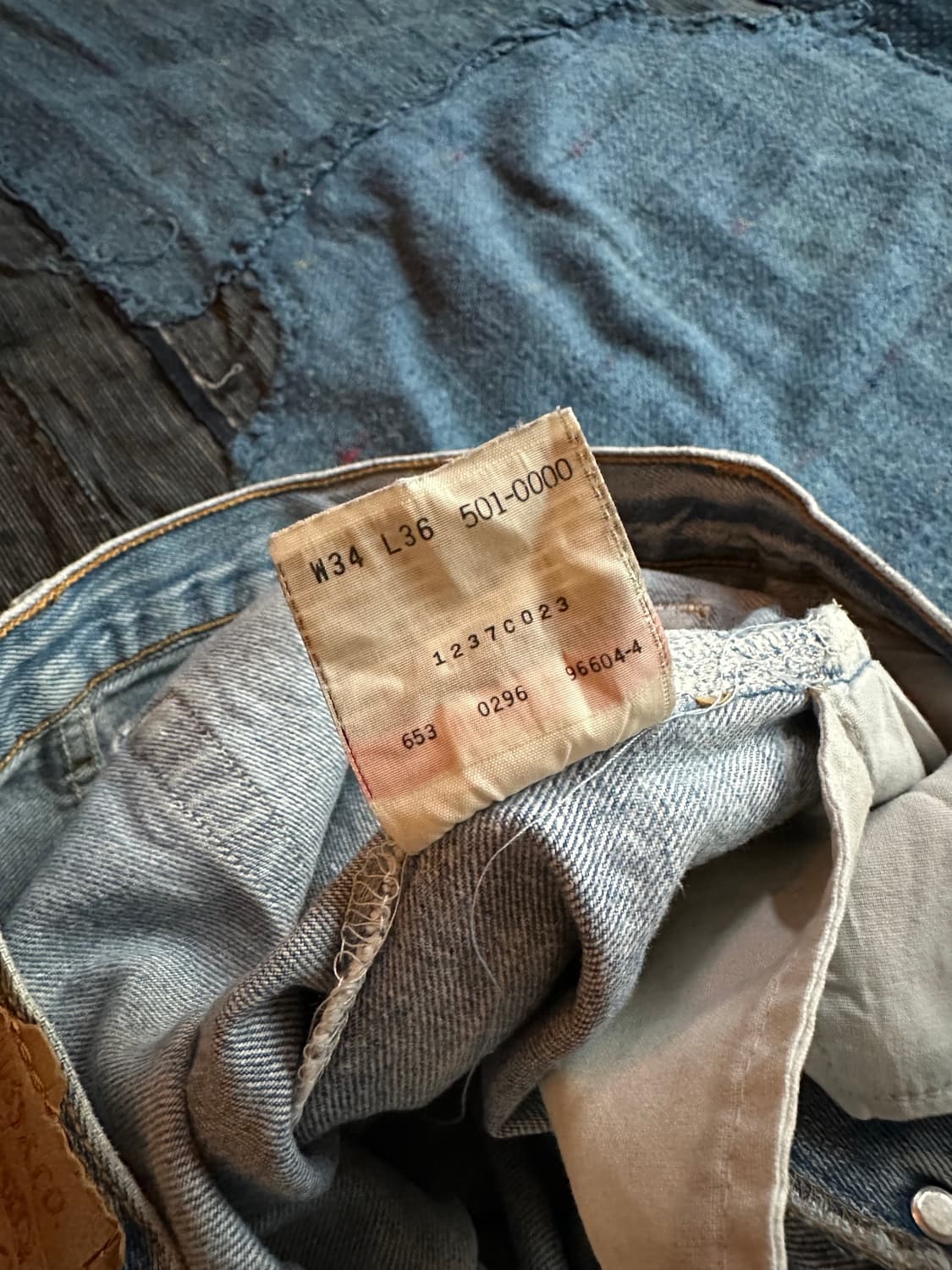 90s USA Vintage Levis 501XX Denim Pants 상품이미지8