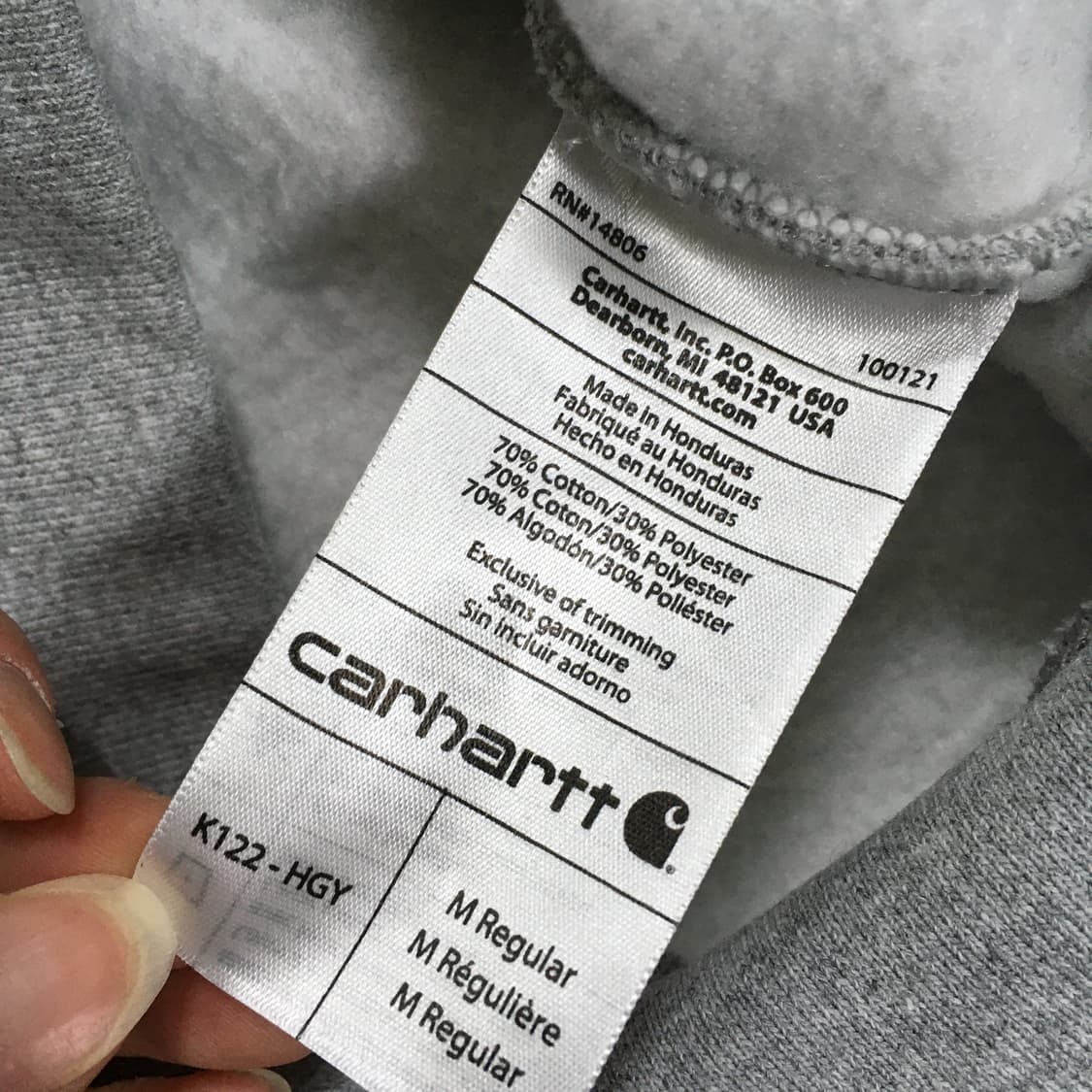 투티/A9 carhartt 후드집업 미드웨이트 워크 빈티지 상품이미지6