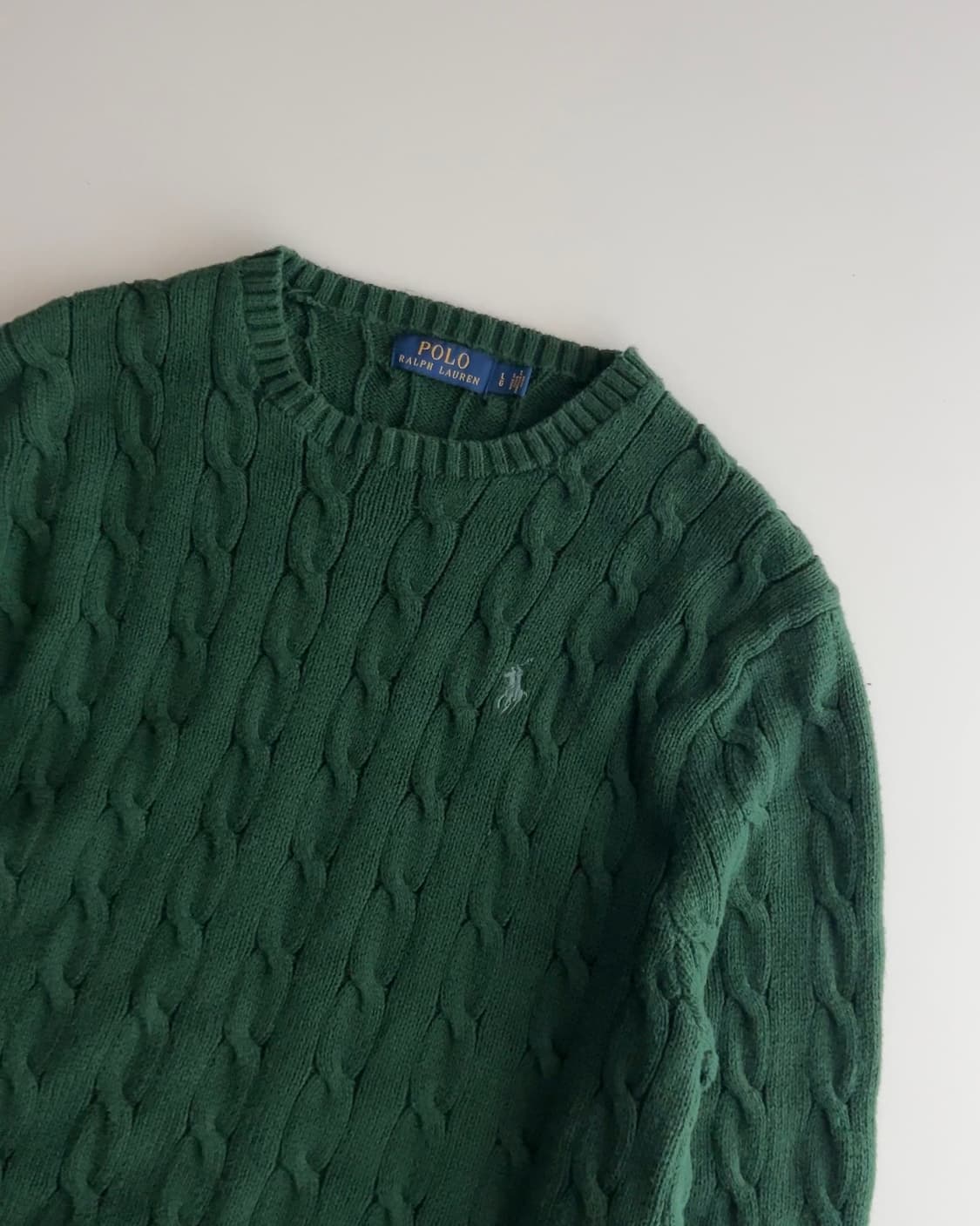 폴로 랄프로렌 케이블 니트 L 상품이미지3