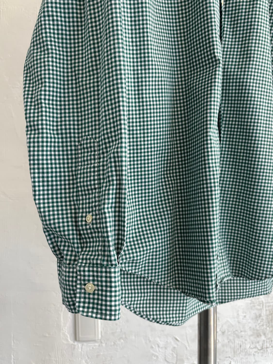 Polo 폴로 랄프로렌 신형 그린 깅엄체크 코튼 셔츠 상품이미지5