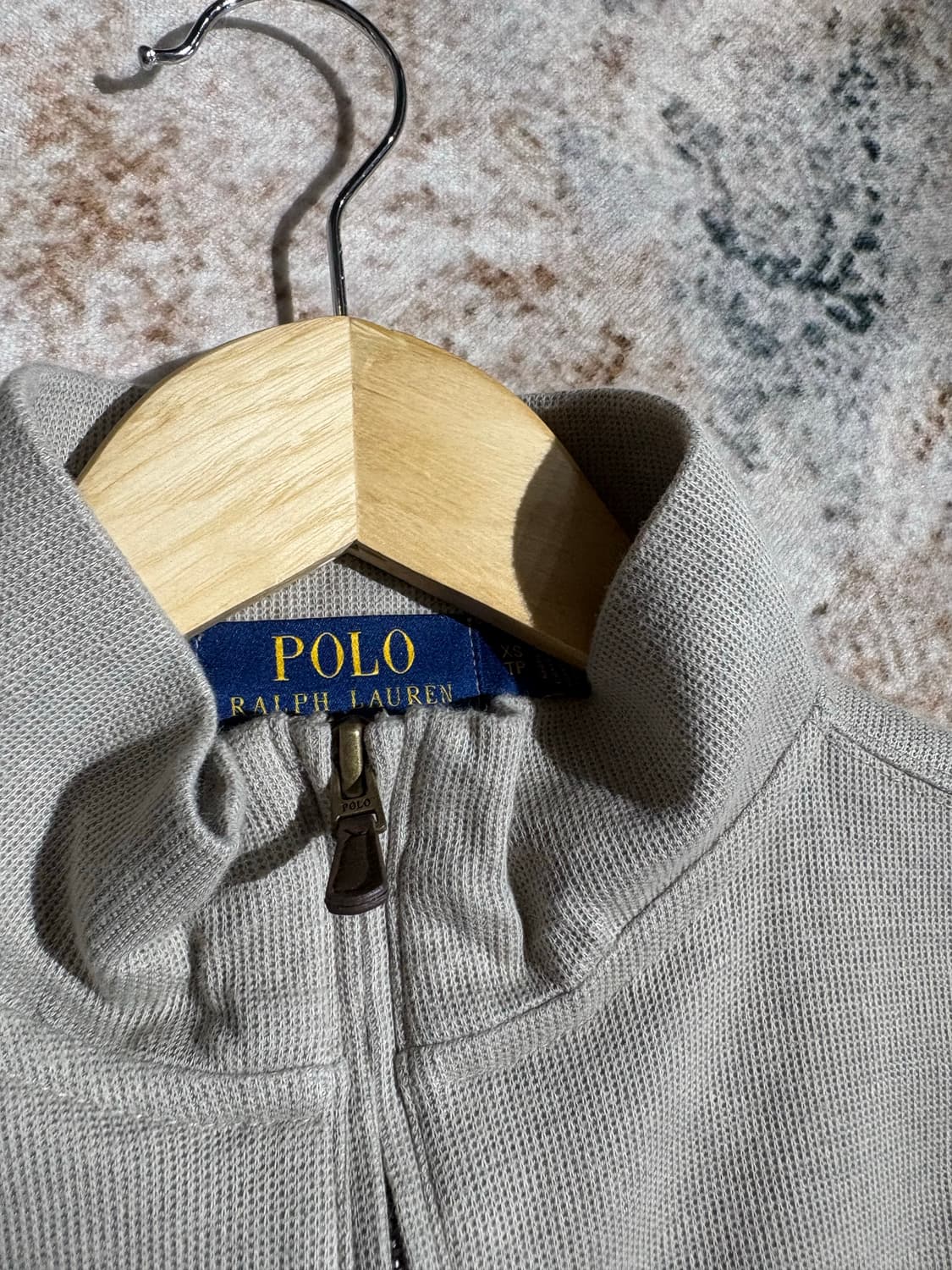 폴로 랄프로렌 슬램덩크 커스텀 반집업 니트 상품이미지4