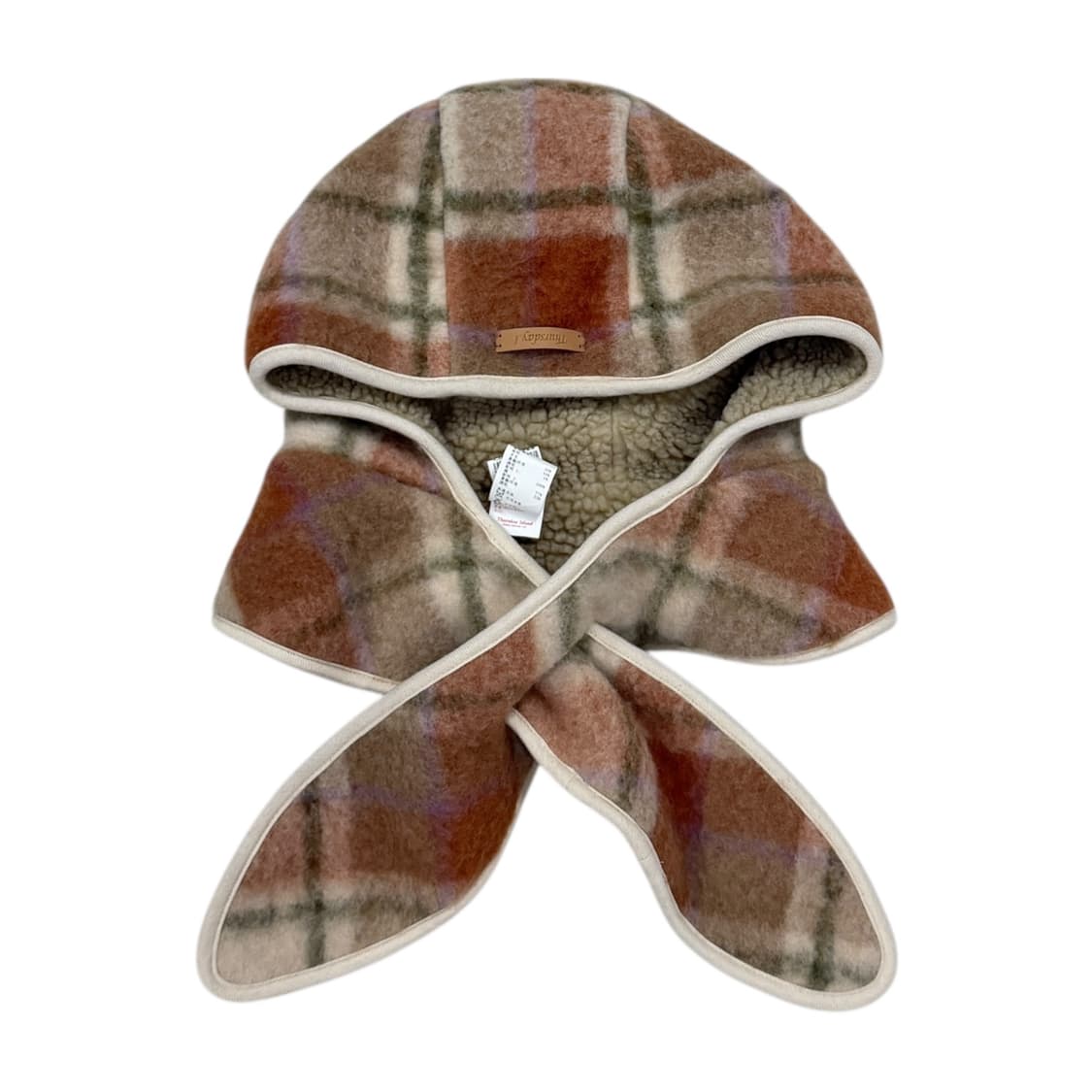 썰스데이아일랜드 시어링 후드 스카프 바라클라바 모자 상품이미지1