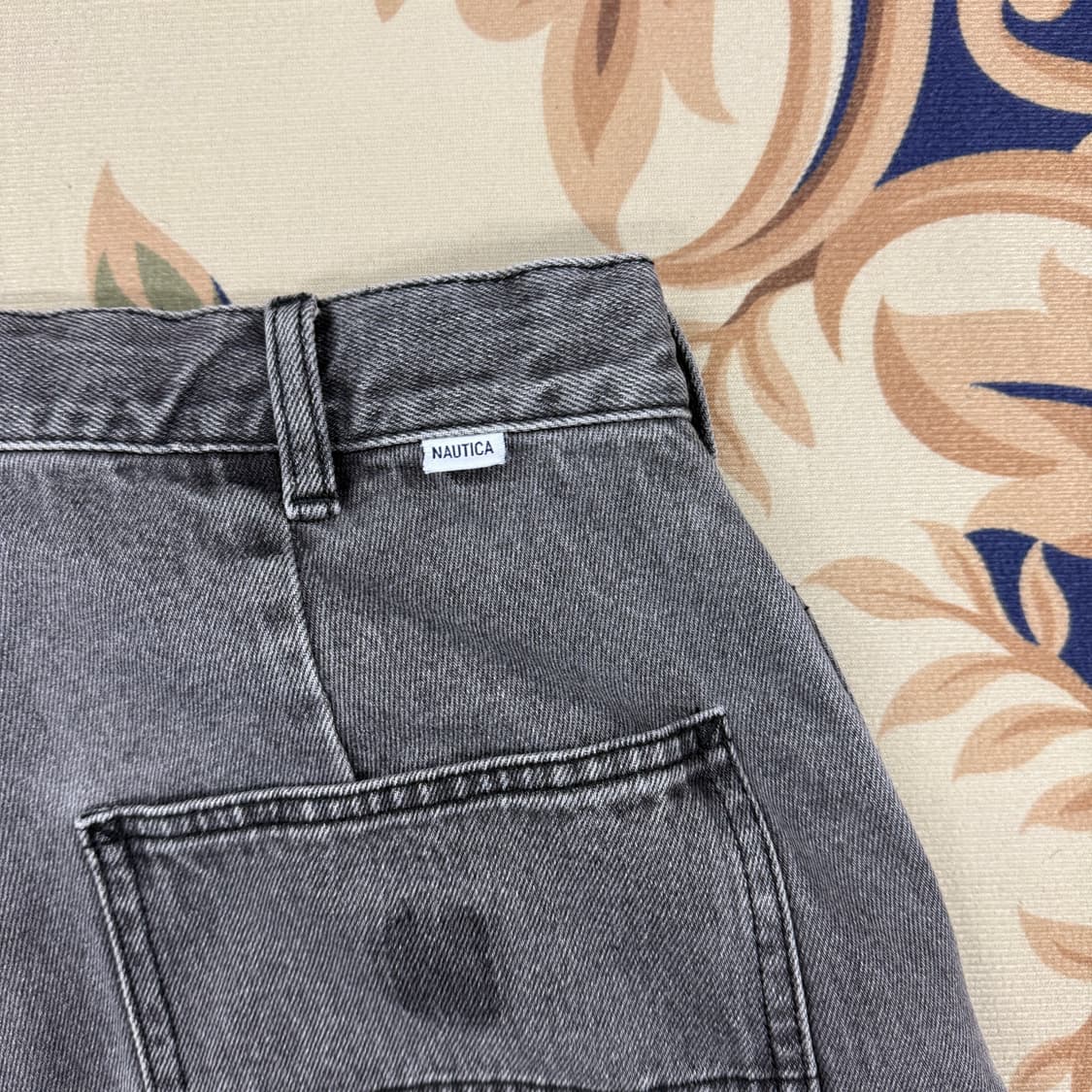 (S)JPN 노티카 Nautica 더블니 데님팬츠(그레이) 상품이미지5