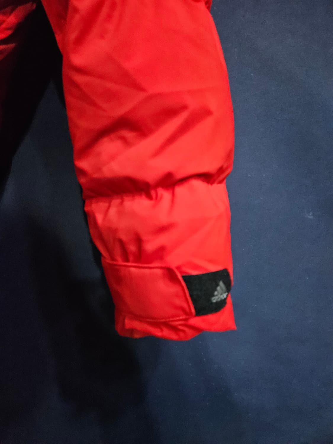 아디다스 레드컬러 남성 100 구스다운 롱패딩  상품이미지5