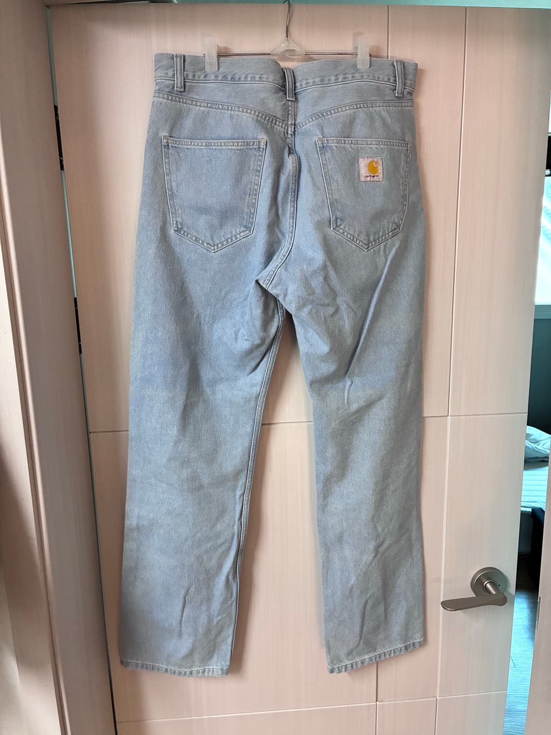 새제품) 칼하트 윕 Nolan Fairfield 데님 팬츠 상품이미지4