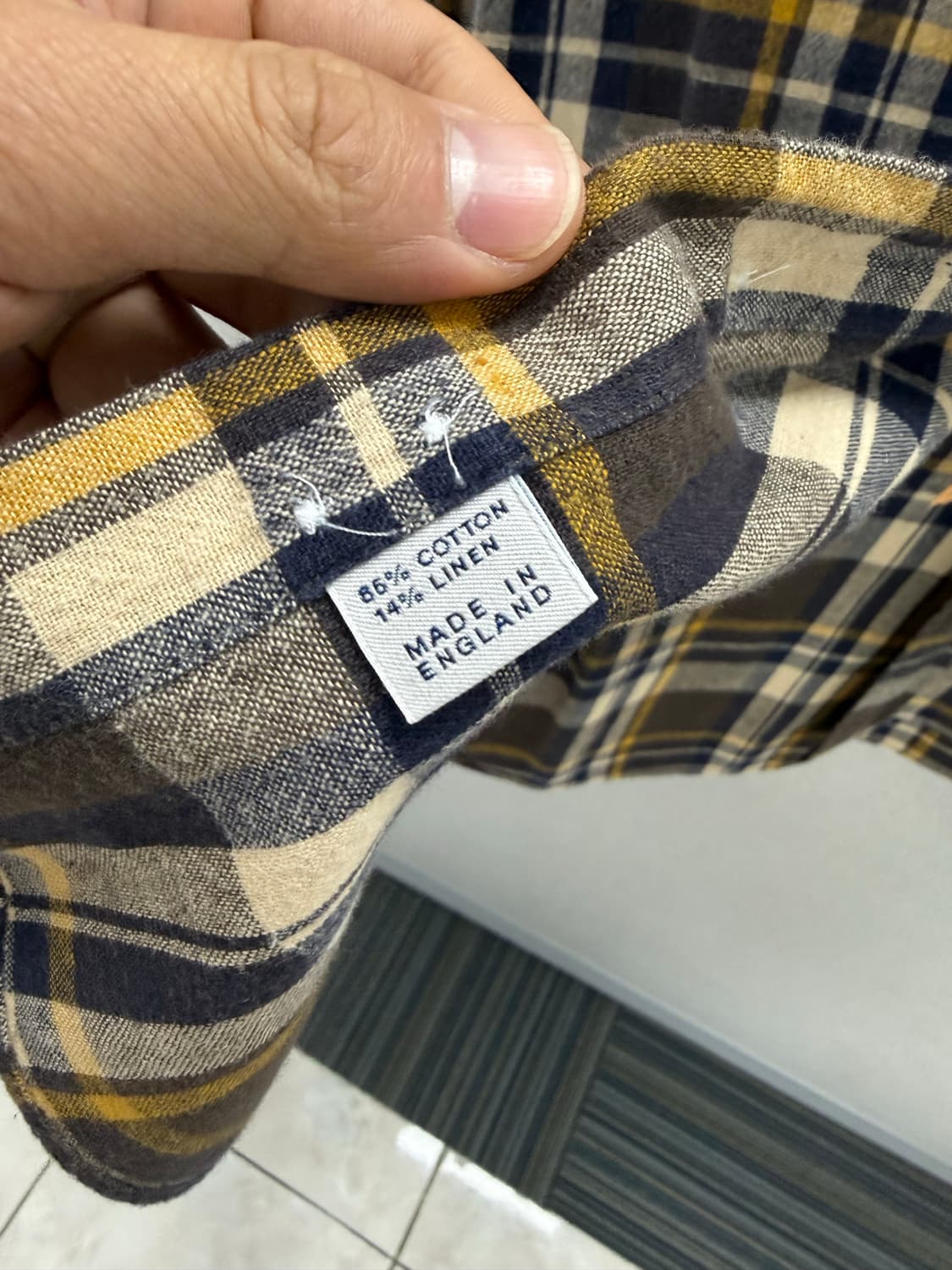 드레익스 마드라스 셔츠 41사이즈 팝니다. 상품이미지2