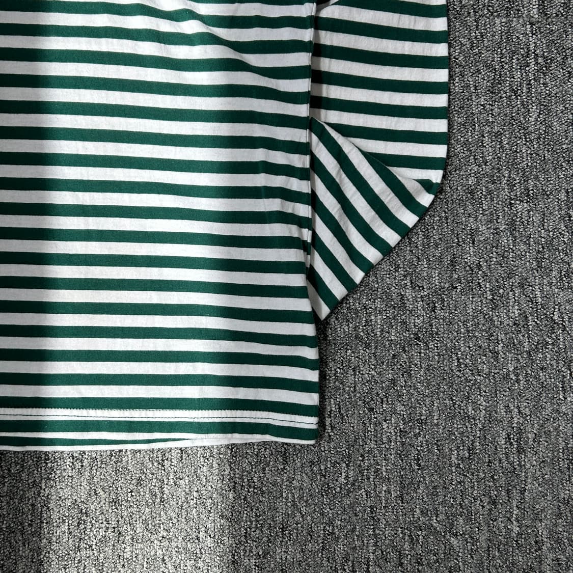 타미 진스 스트라이프 그린 긴팔티셔츠 상품이미지3