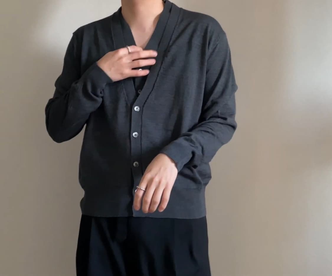 르메르 더블레이어드 가디건 상품이미지1