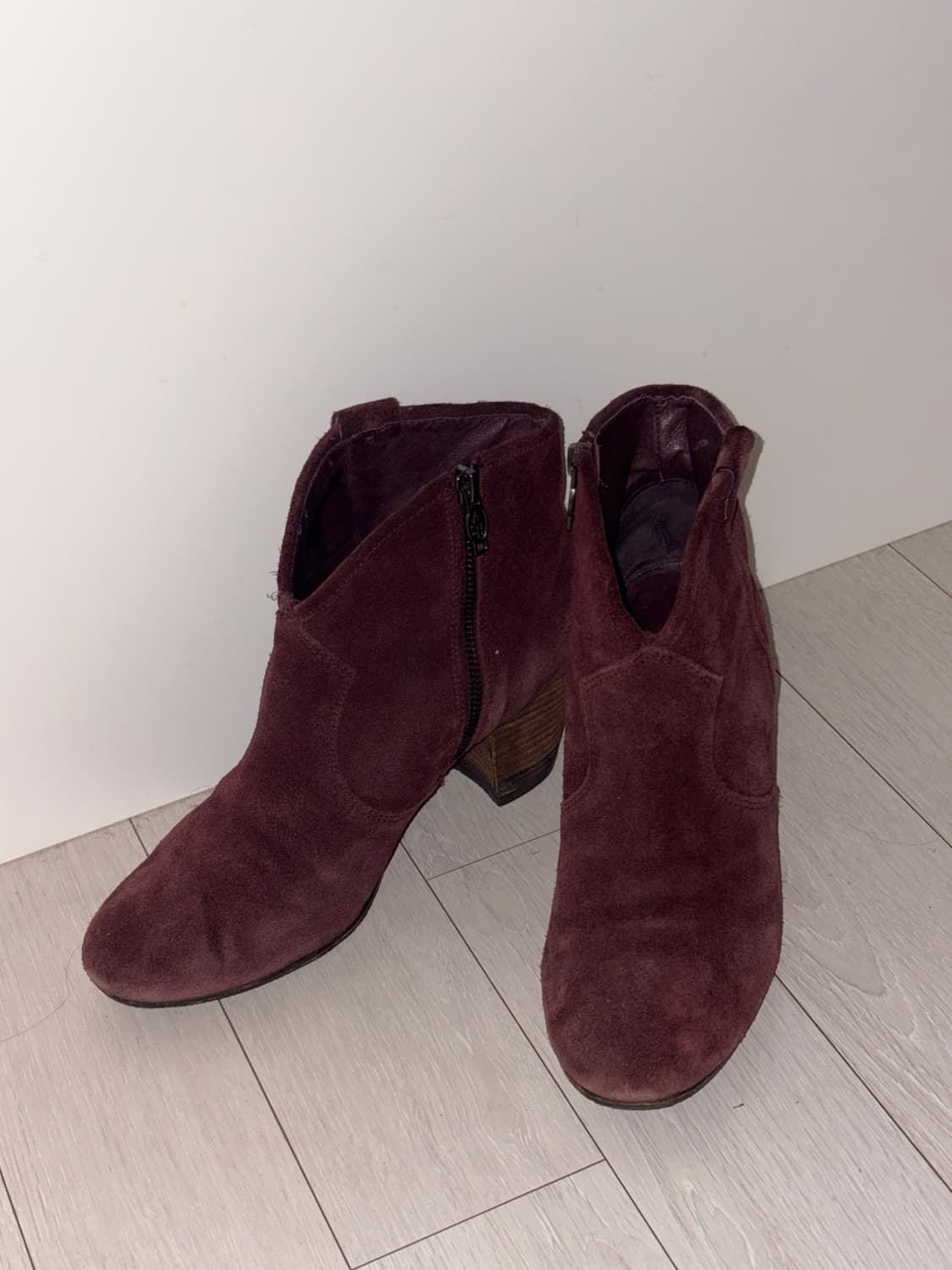 Ash 와인 웨스턴 스웨이드 앵클부츠 38 상품이미지1