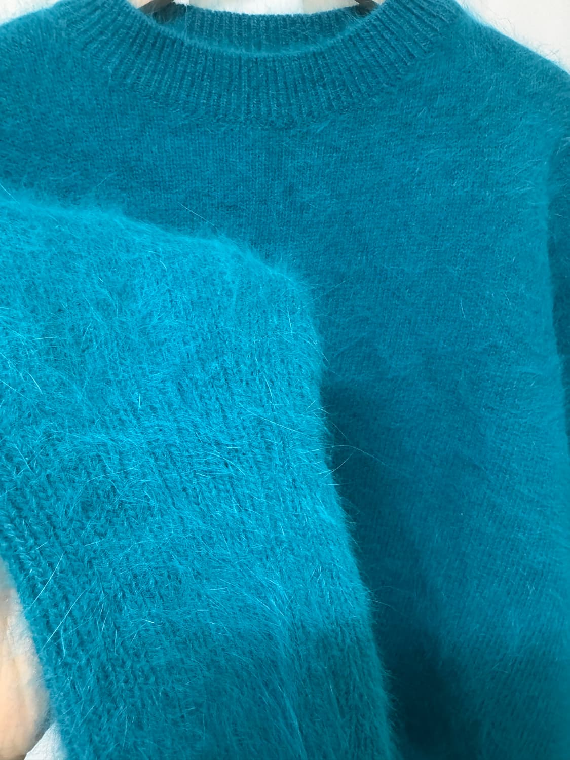 런던플랏 터키색 앙고라 니트 상품이미지6