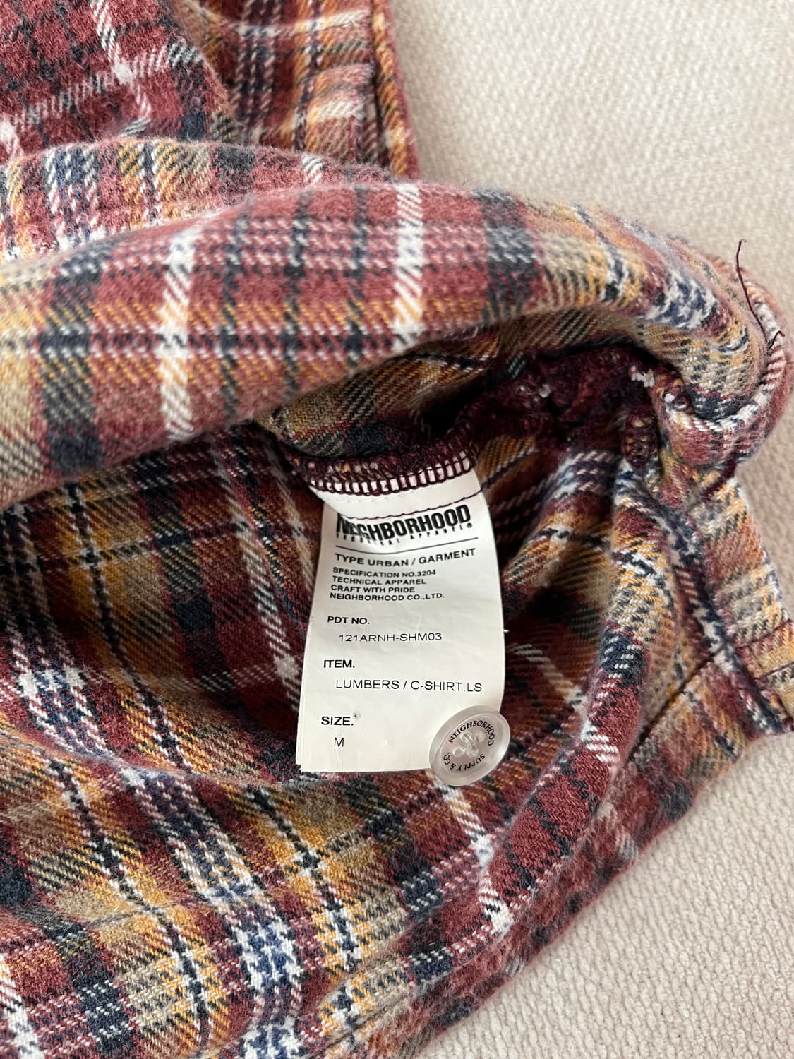 네이버후드 12fw 럼버 셔츠 상품이미지4