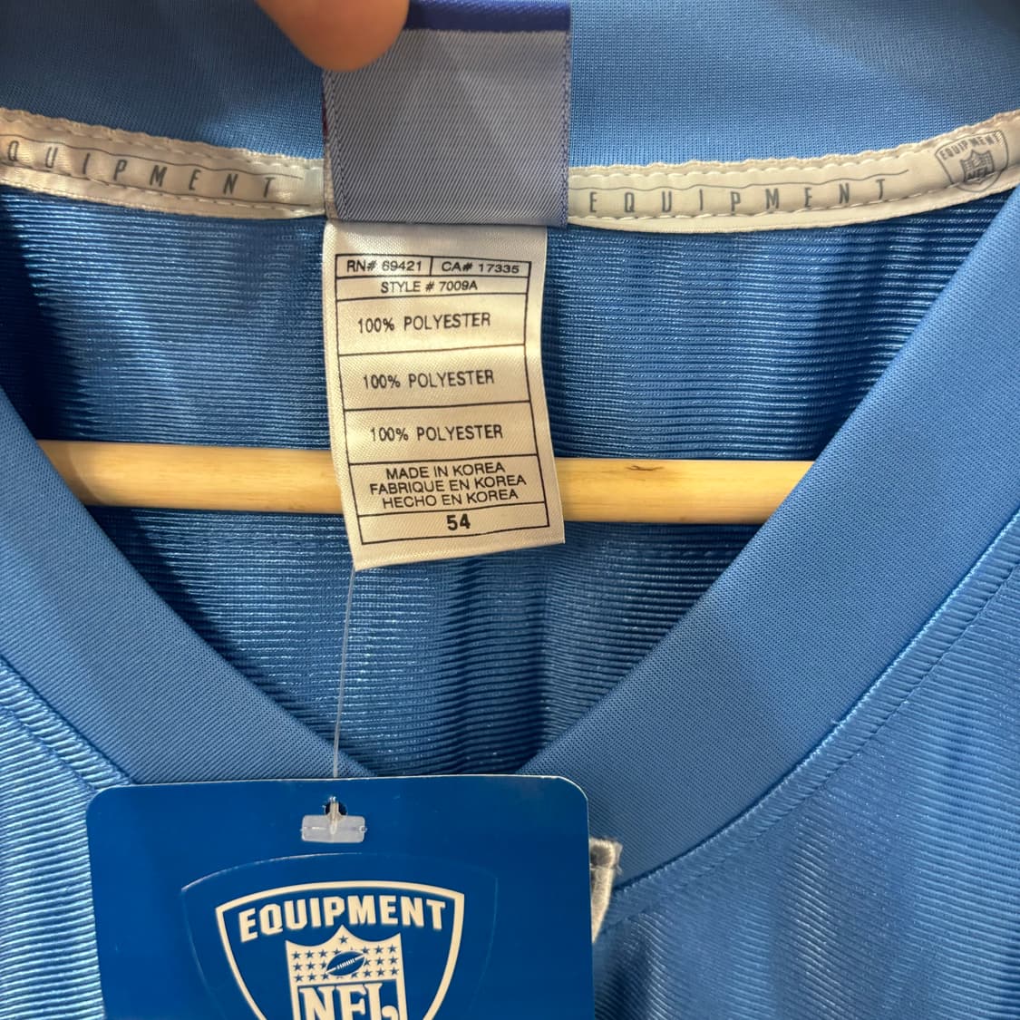 NFL X 리복 LA 차저스 블루 유니폼 져지 2XL 상품이미지8