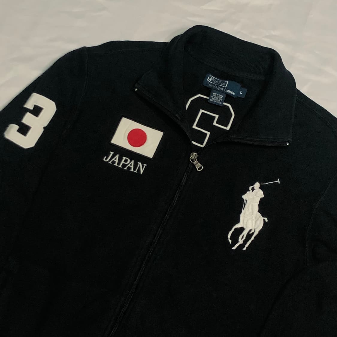 폴로 랄프로렌 희귀 빅포니 일본 플래그 집업 상품이미지1