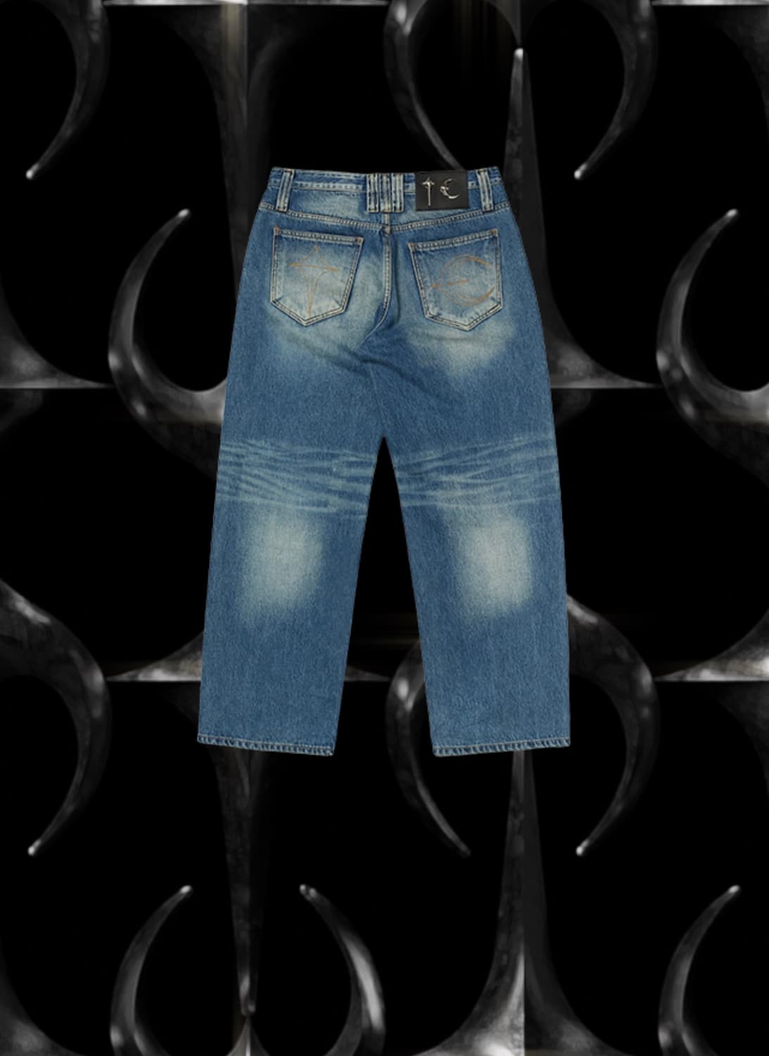 떠그클럽 샷건팬츠 (칸예 착용) 블루/블랙 -2사이즈- 새상품 상품이미지7